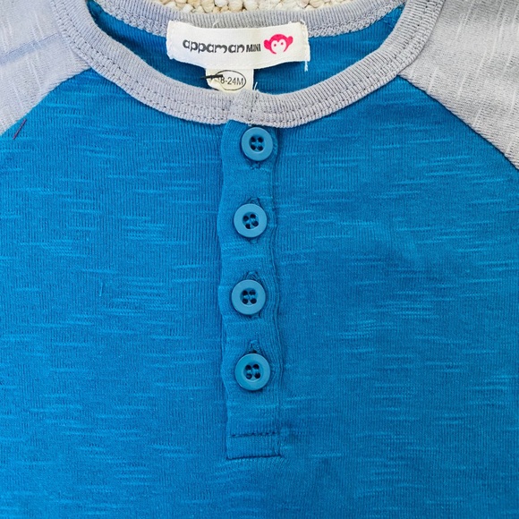 Appaman boys Long Sleeve Henley - Picture 2 of 5